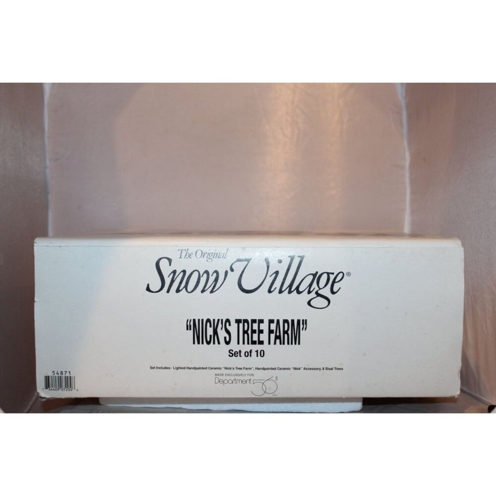 Dept 56 Snow Village - Nick's Tree Farm